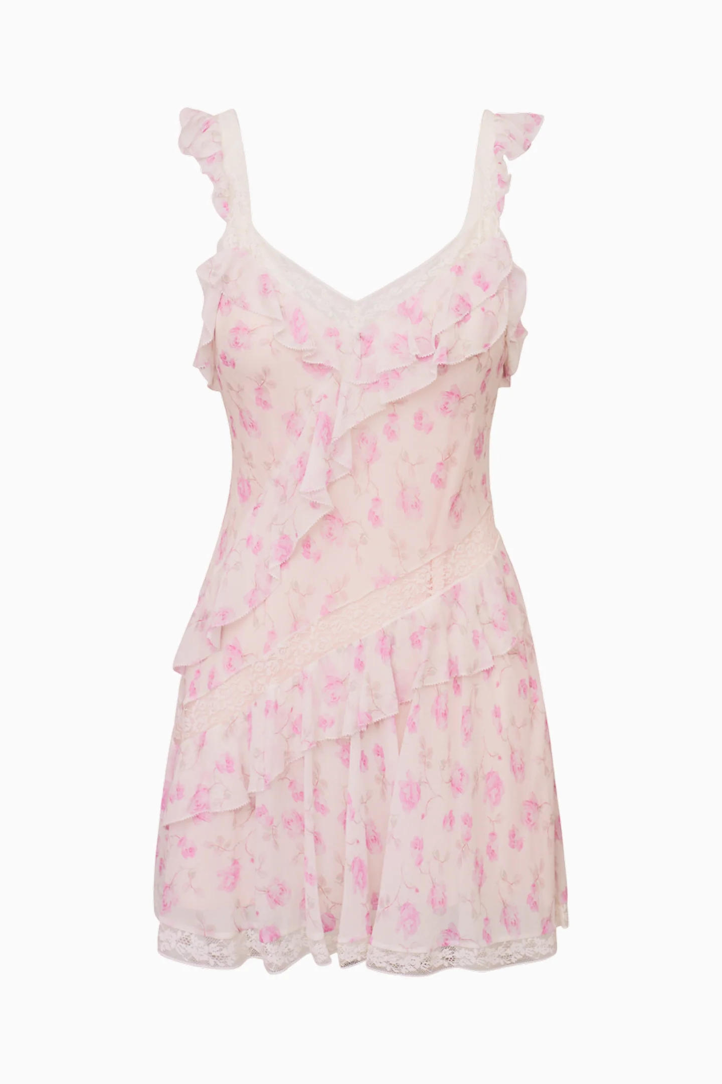 Serima Fragrance Print Mini Dress