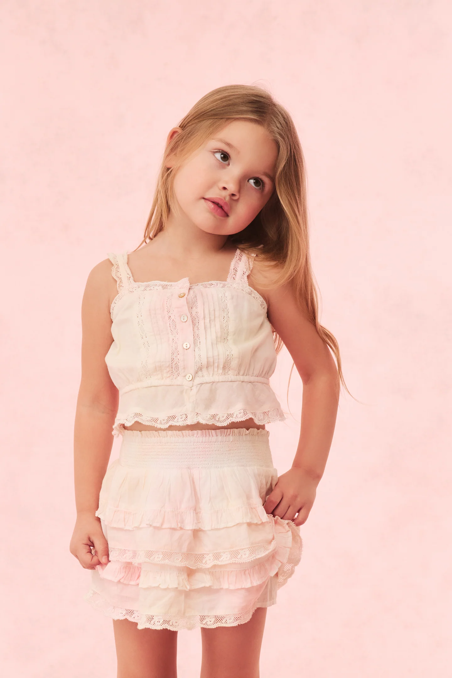 Girls Jessamine Tie-Dye Top