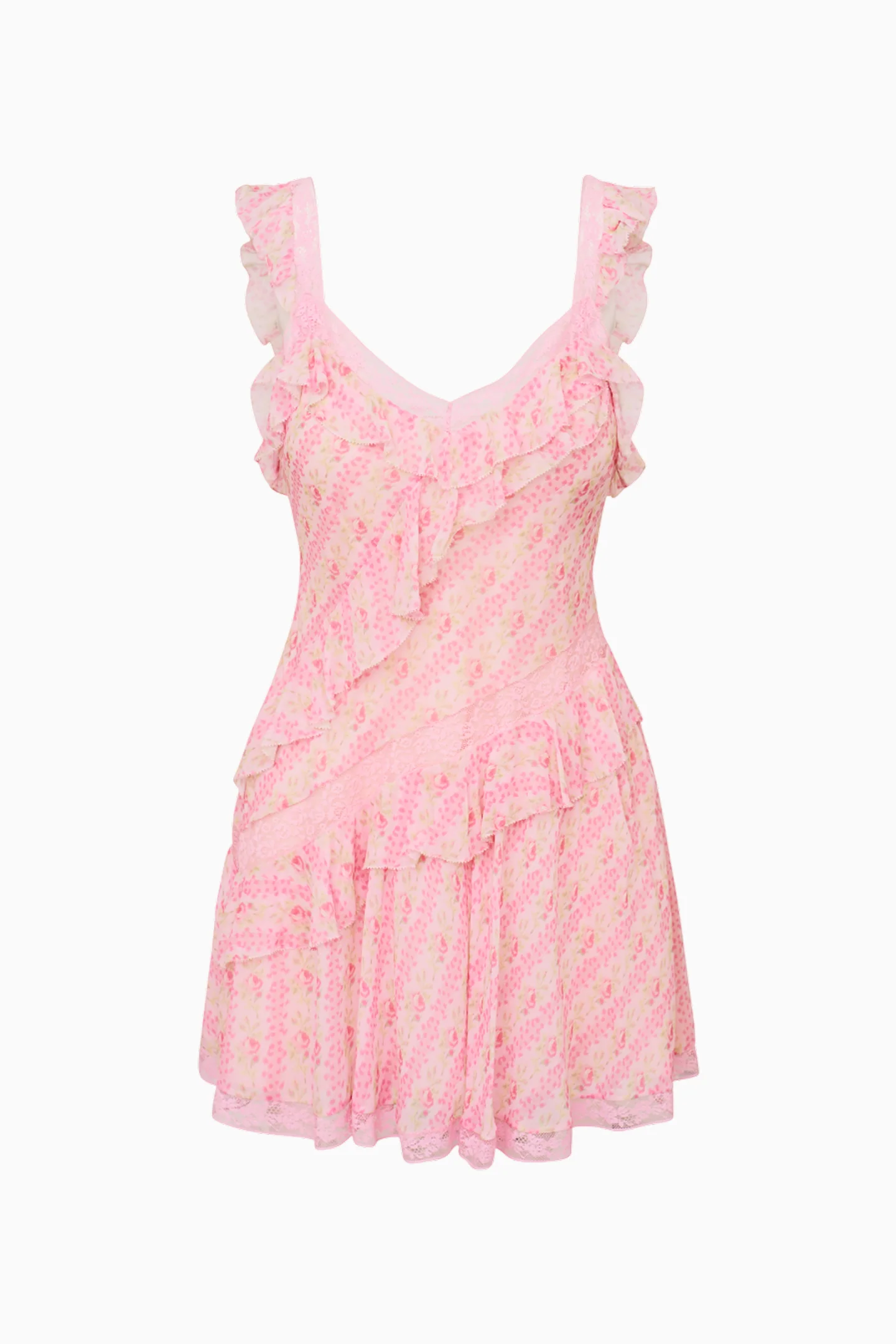 Serima Fragrance Print Mini Dress