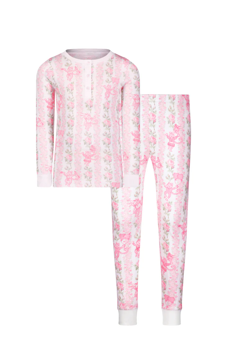 LoveShackFancy x Roller Rabbit Kids Heirloom Monkey Pajamas