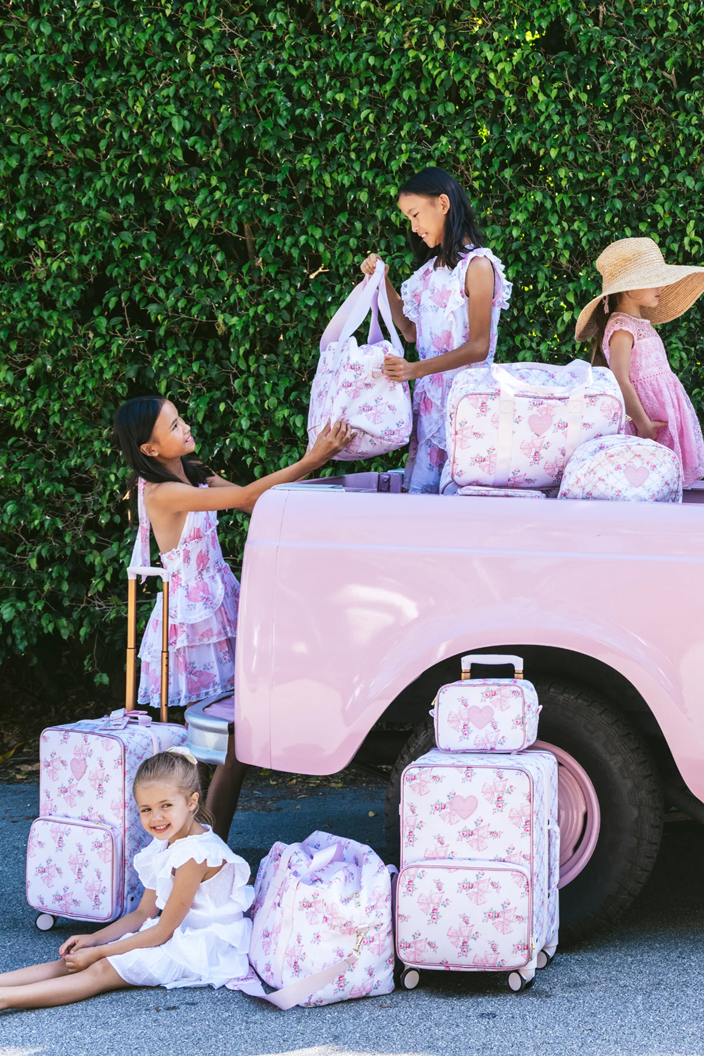 STATE x LoveShackFancy Logan Carry-On Suitcase