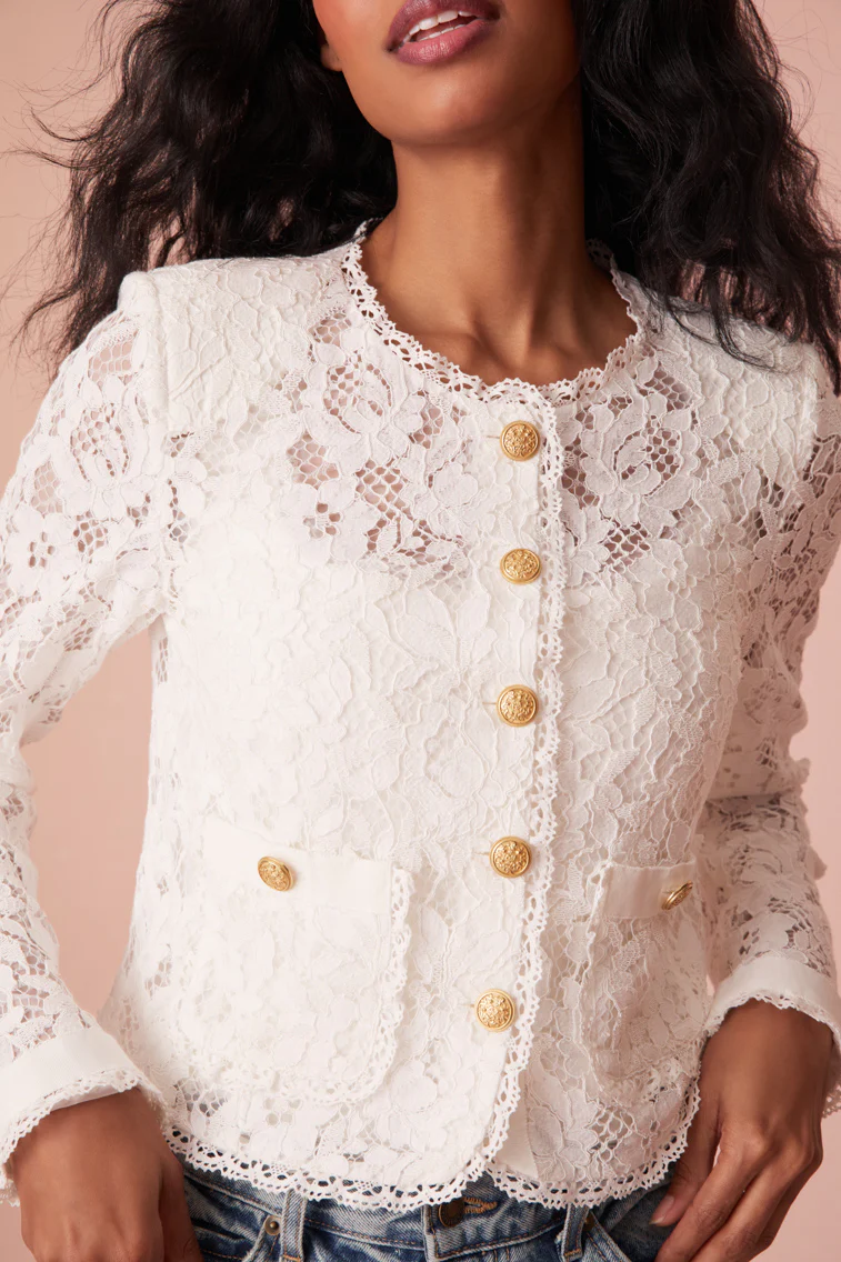 Richard Sheer Lace Jacket