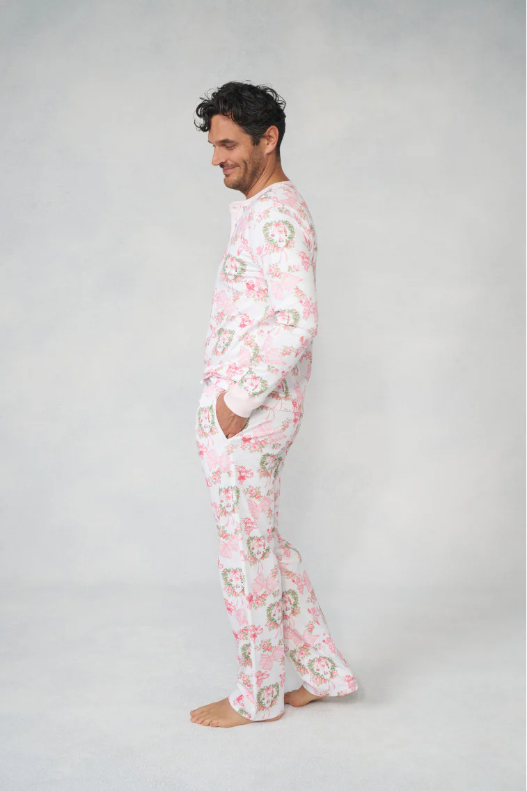 LoveShackFancy x Roller Rabbit Men's Merry Monkey Beaux Spencer Pajamas