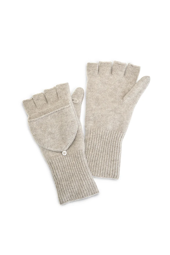 White+Warren Cashmere Pop Top Glove