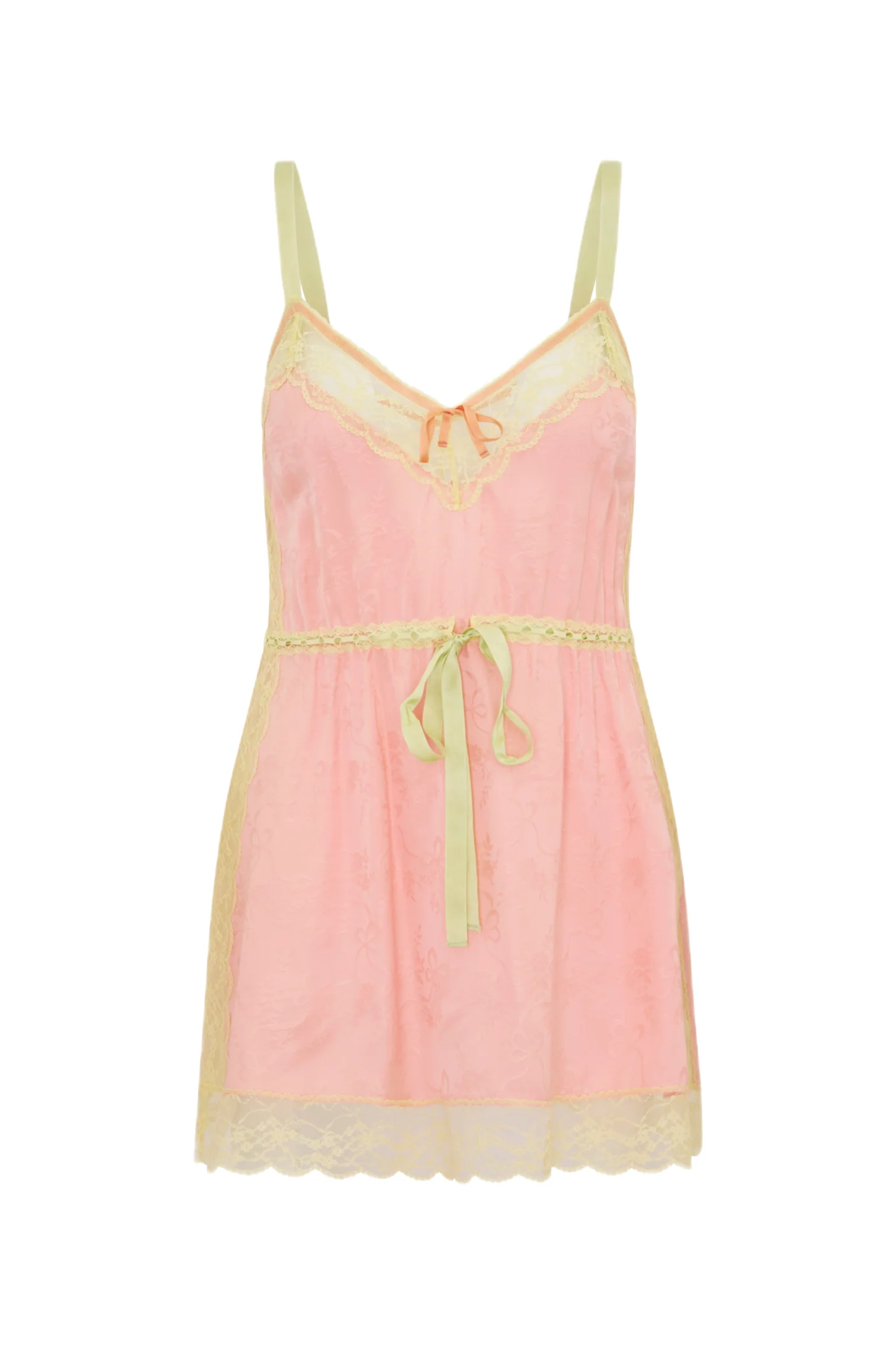 Nouvelle Silk-Blend Mini Slip Dress
