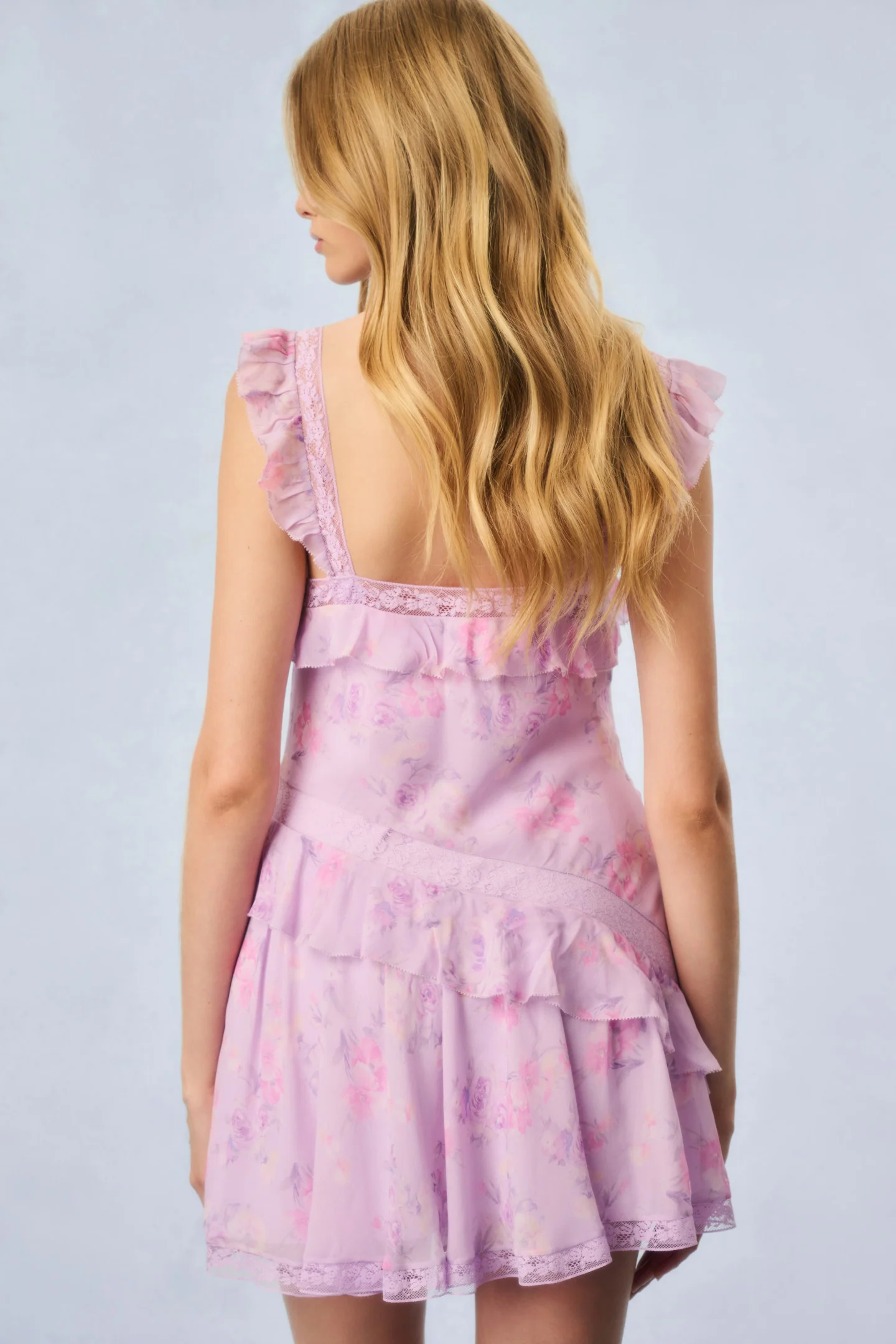 Serima Fragrance Print Mini Dress