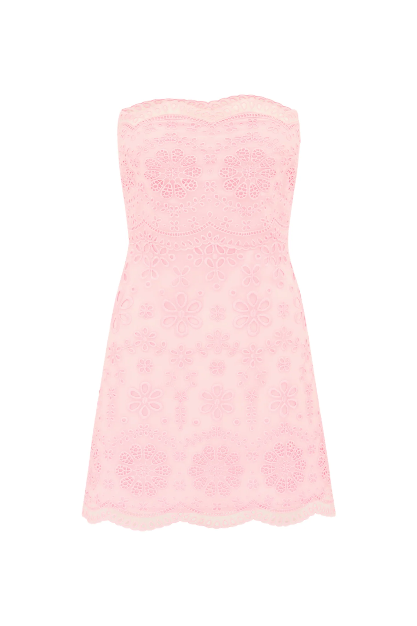 Vailia Organza Eyelet Mini Dress