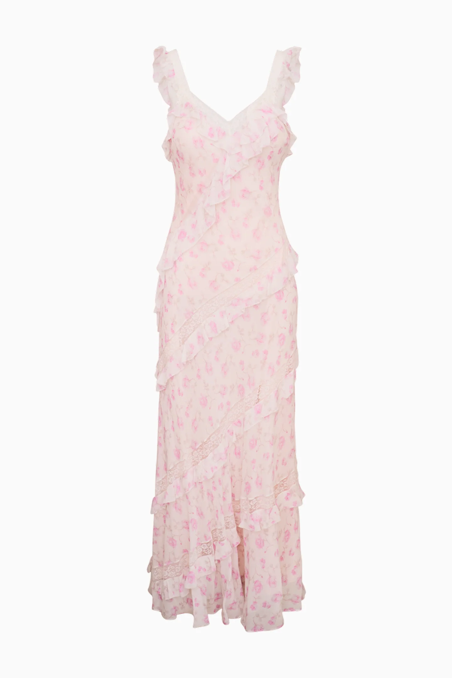 Radiance Fragrance Print Maxi Dress