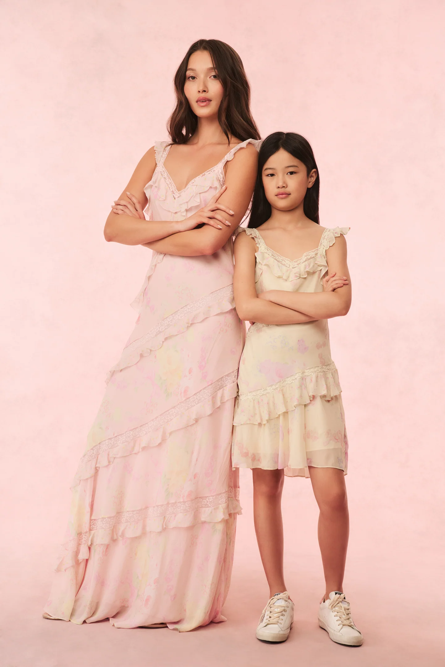 Radiance Floral Ruffle Maxi Dress