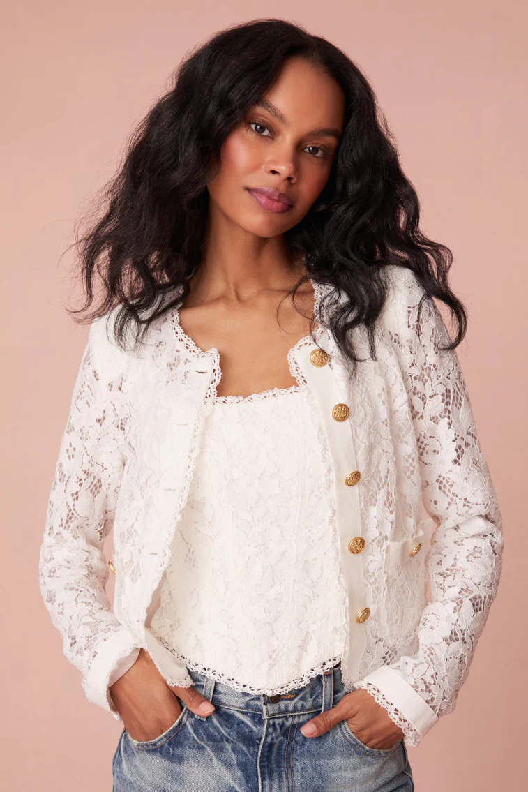 Richard Sheer Lace Jacket