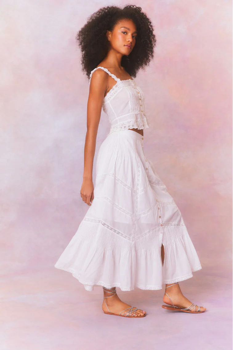 Ritson Cotton Midi Skirt