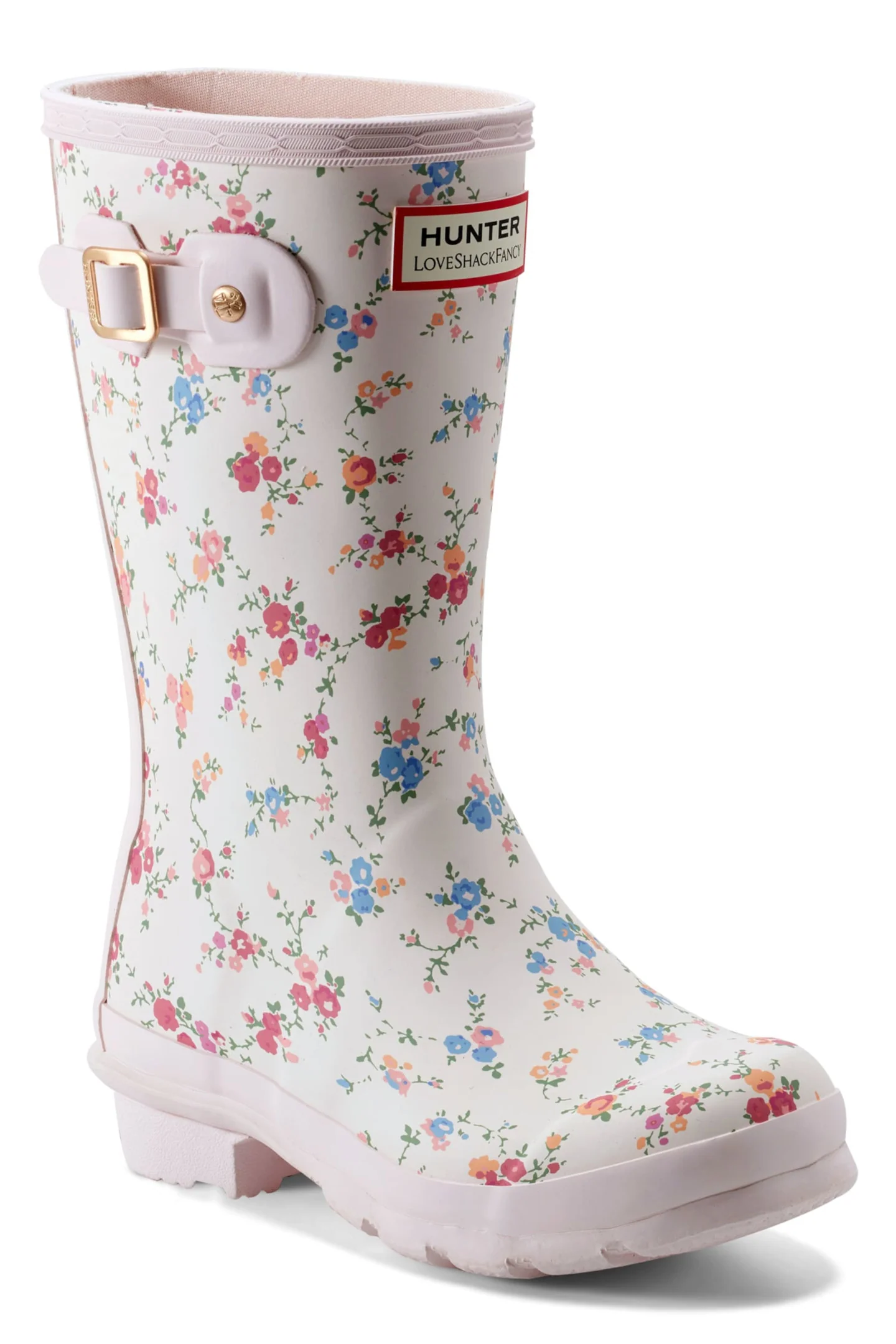 Hunter x LoveShackFancy Big Kids Original Boot - SUNRISE PATCHWORK